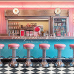 Rockin Retro Pastel Diner - With Sweep Option