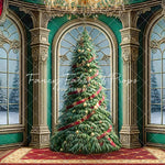 Royal Christmas Tree - Wood Floor Option - with Sweep Option
