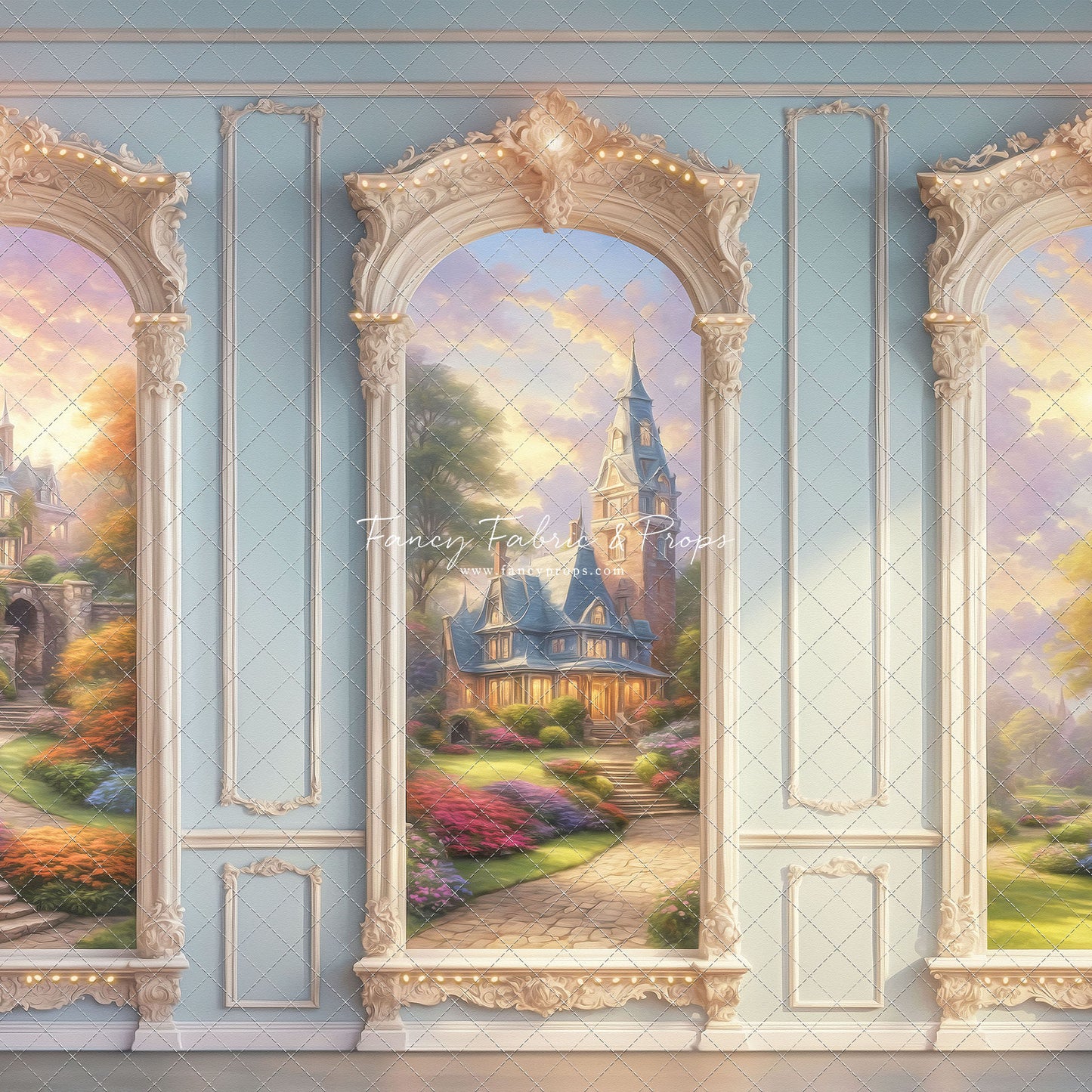 Royal Victorian Wainscoting Wall - With Sweep Option