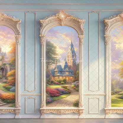 Royal Victorian Wainscoting Wall - With Sweep Option