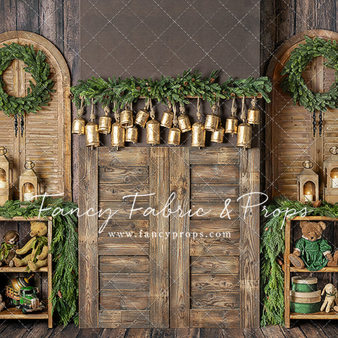 Rustic Christmas Charm Headboard