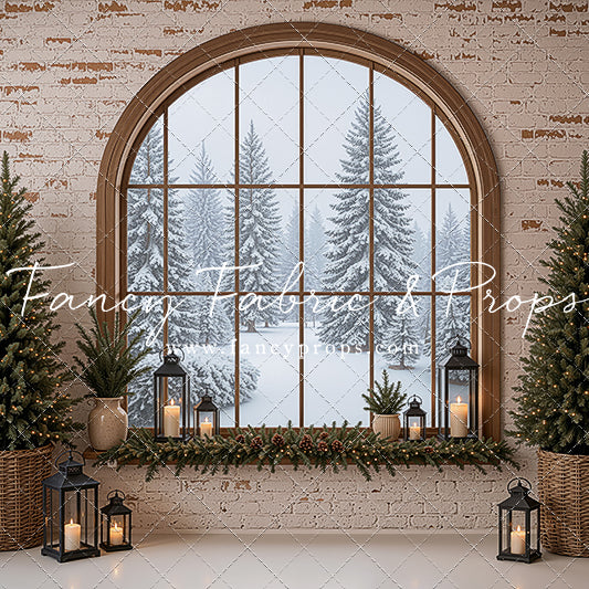 Rustic Decorated Window - with Sweep Option