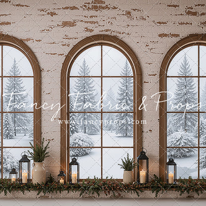 Rustic Window Trio - with Sweep Option