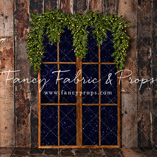 Classic Rustic Window With Trees - Room