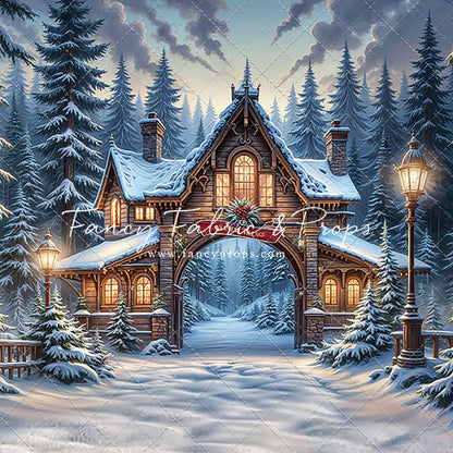 Santa's Village Entrance - With Sweep Option