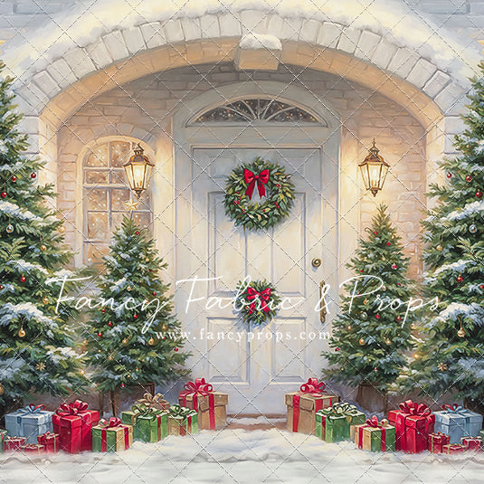 Snowy Doorstep Delight - With Sweep Option