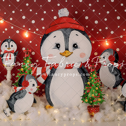 Snowy Penguin Friends