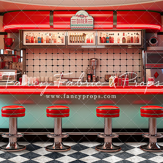 Soda Pop & Sock Hop Diner - With Sweep Option