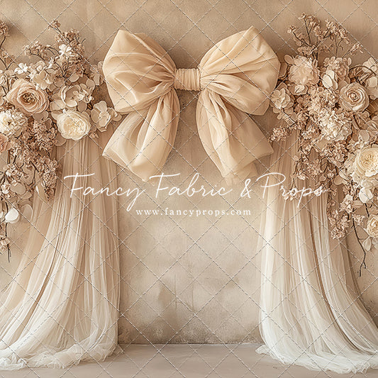 Soft Bow & Tulle - With Sweep Option
