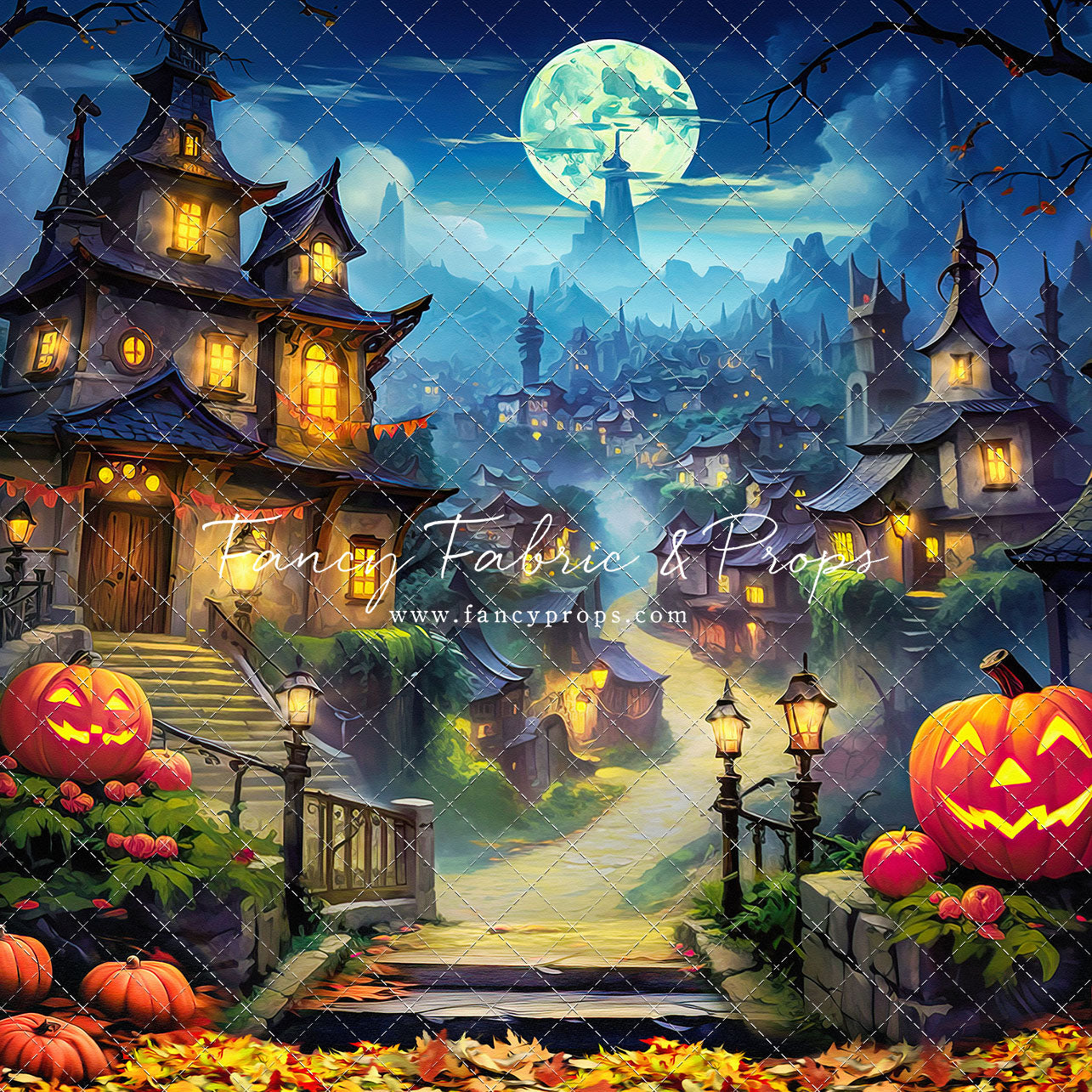 Spooky Town- No Lights - With Sweep Option