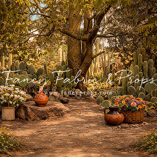 Sunlit Cactus Garden - With Sweep Option
