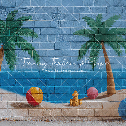Sunny Shores Mural - With Sweep Option