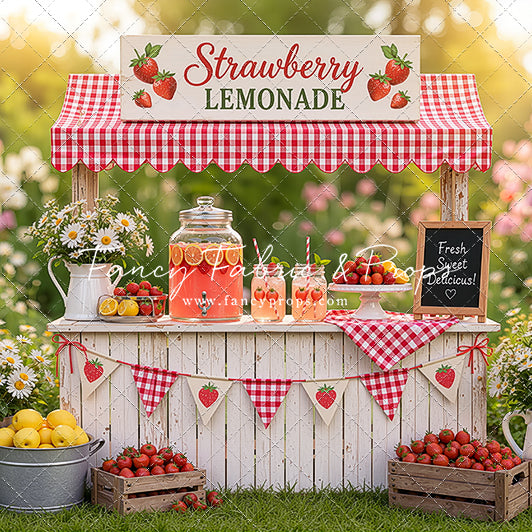 Sweet Strawberry Sips - With Sweep Option