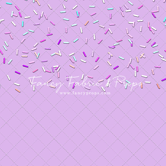 RTS Violet Candy Confetti - 8x8' Value Luxe - White Spots Throughout - 60% off