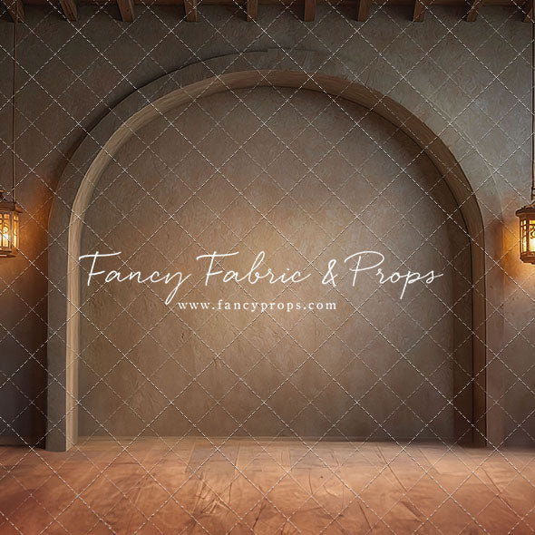 Warm Amber Alcove - With Lights - With Sweep Option