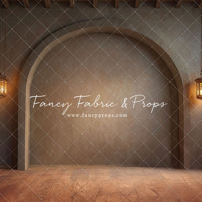 Warm Amber Alcove - With Lights - With Sweep Option