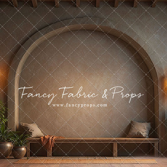 Warm Amber Archway - With Bench - With Sweep Option