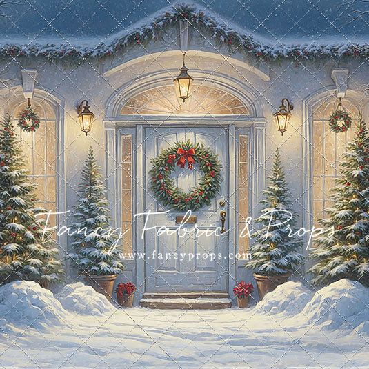 White Christmas Welcome - With Sweep Option