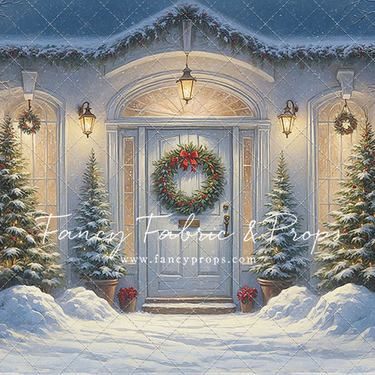 White Christmas Welcome - With Sweep Option