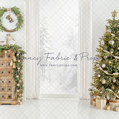 White Frost Christmas Window