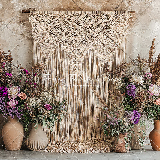 Wildflower Macrame - With Sweep Option