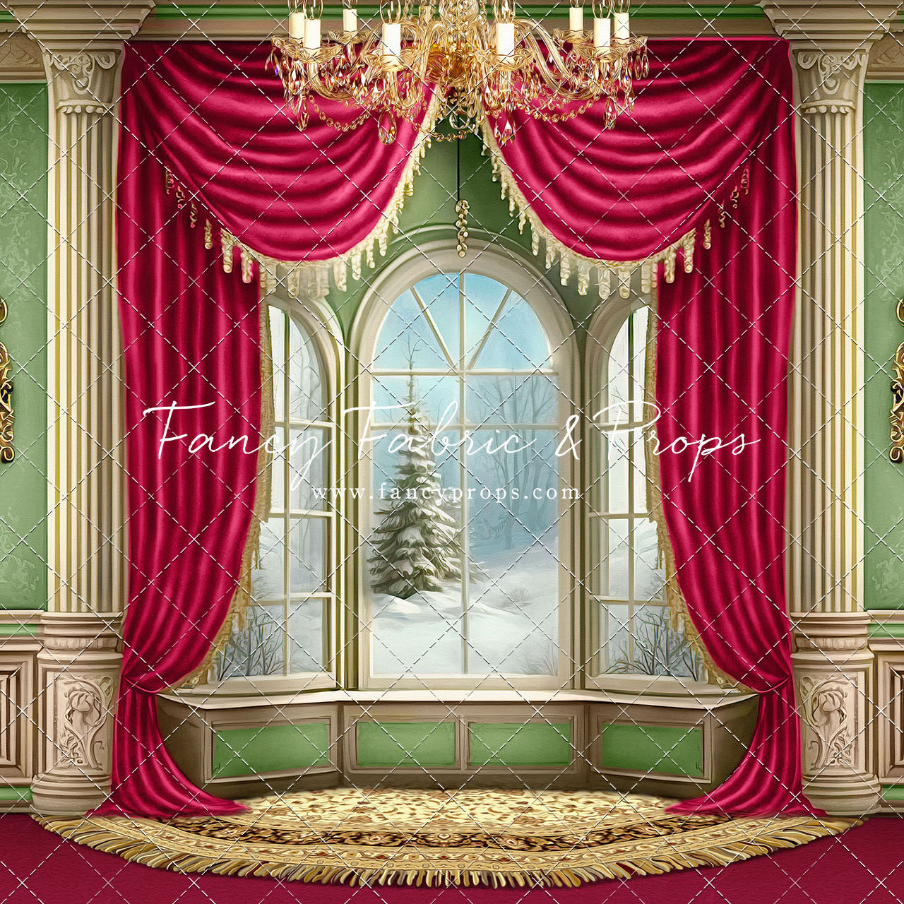 Winterside Wishes - Red Carpet Option - with Sweep Option