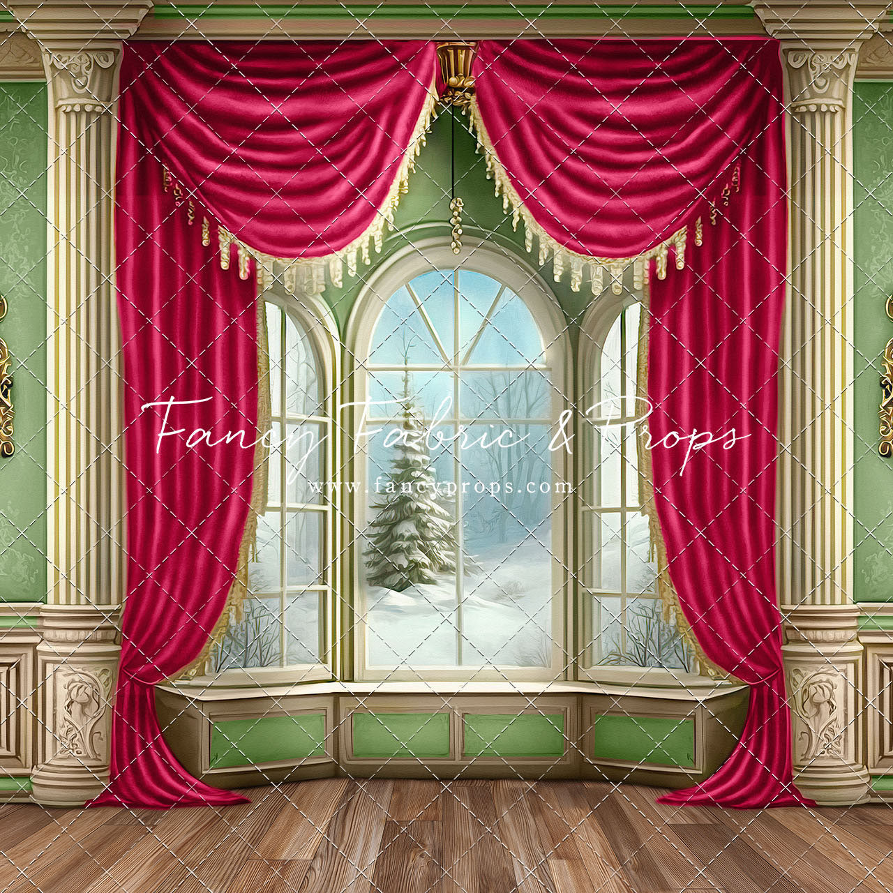 Winterside Wishes - Wood Floor Option - with Sweep Option