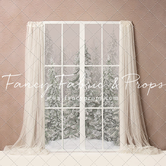 Woodland Winter Window
