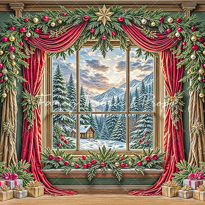Yuletide Bloom View - with Sweep Option