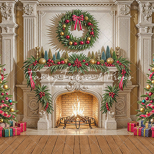 Yuletide Hearth - with Sweep Option