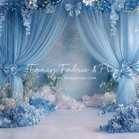 Little Bow Blue - With Sweep Option