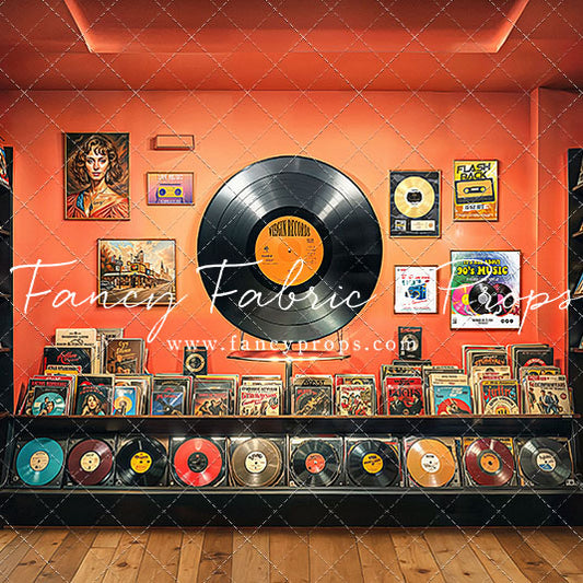 Vinyl Revival Room - Wood Floor Version