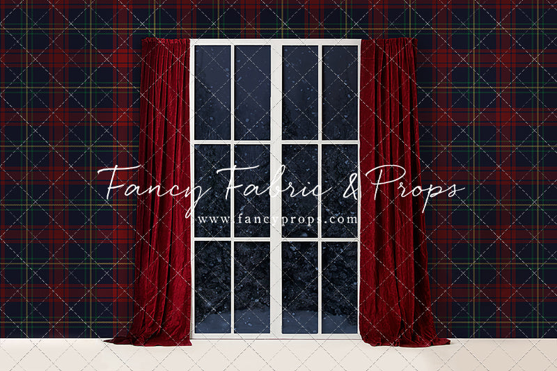 Tartan Traditional Mantle Window