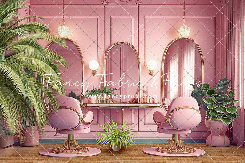 Teresa's Vanity - Wood Floor Option - With Sweep Option