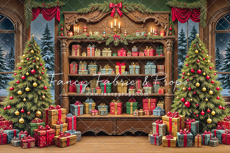 The Christmas Curio Cabinet - with Sweep Option