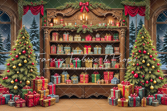 The Christmas Curio Cabinet - with Sweep Option