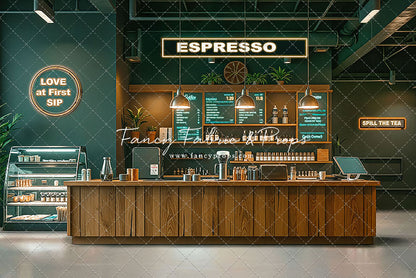 The Coffee Spot - White Floor Version - With Sweep Option