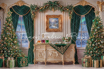 The Gilded Green Room  - with Sweep Option