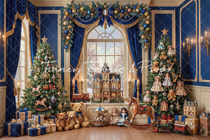 The Holiday Dollhouse Room - with Sweep Option