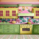 Tropical Kitchen - Lime & Yellow - With Sweep Option