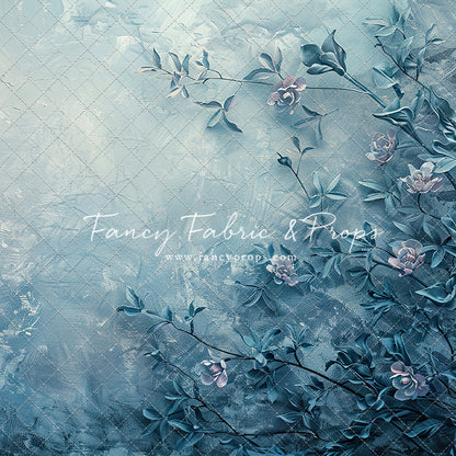 French Blue Blooms - Petite