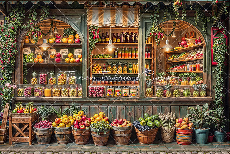 Tropical Fruit Market - With Sweep Option