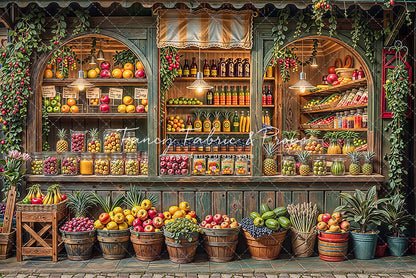 Tropical Fruit Market - With Sweep Option