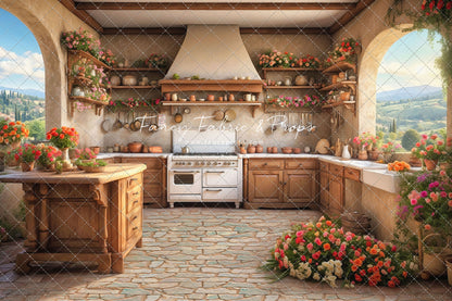 Tuscan Kitchen- With Sweep Option