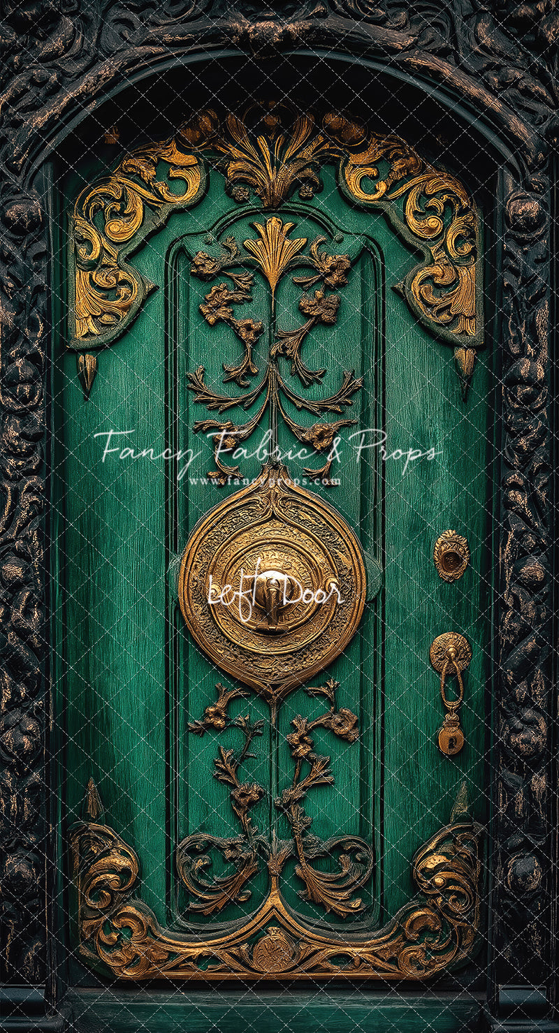 Verdigris Versailles Door - Slimline Drop For OG Fancy Lite System - Slimline Panels