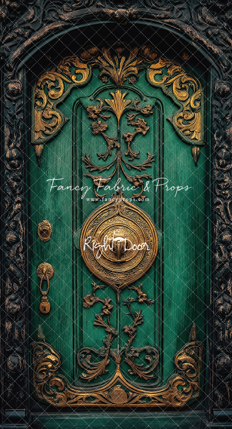 Verdigris Versailles Door - Slimline Drop For OG Fancy Lite System - Slimline Panels