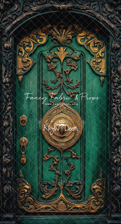 Verdigris Versailles Door - Slimline Drop For OG Fancy Lite System - Slimline Panels