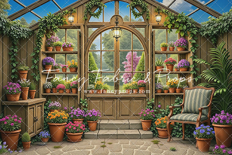 Violet Lavender Greenhouse - With Sweep Option