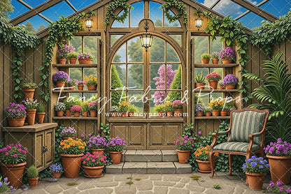 Violet Lavender Greenhouse - With Sweep Option