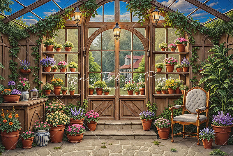 Vivid Blooming Greenhouse - With Sweep Option